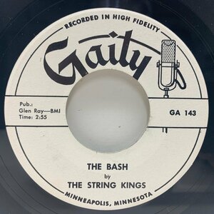 【原盤は$200オーバー】美盤!! USプレス STRING KINGS The Bash / Bloodshot (Gaity) 50's - Rock & Roll, Twist, Rockabilly, Oldies