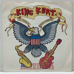 良好!! UKオリジナル 7インチ 45回転 KING KURT America / High And Mighty ('86 Polydor) 英国 ズールーカウパンク／サイコビリー