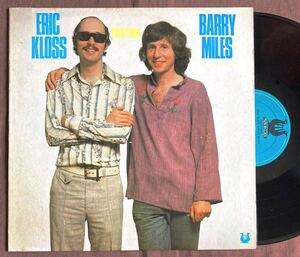 エリック・クロス/バリー・マイルス/DUO/デュオ/ERIC KLOSS/BARRY MILES/MUSEオリジナルUS盤/サックス&ピアノ：エレピ：シンセサイザー1976