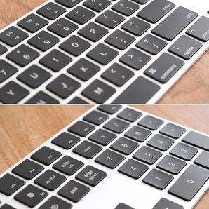 [程度良好/現行モデル] AppleシリコンMacモデル用 Touch ID搭載 Magic Keyboard ブラック テンキー付き/US配列 A2520 MMMR3LL/A Blackの画像6