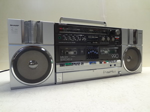 [SHARP/ sharp ]FM/AM стерео мелодия - двойной кассета MR-990 ( Junk ) подлинная вещь 