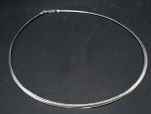 【706】SILVER シルバー 925 ネックレス チェーン アクセサリー 長さ約42cm TIA