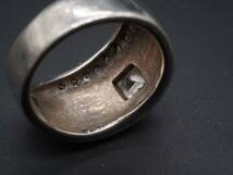 【869】14.5号 925 SV シルバー リング silver ラインストーン 指輪 TIA_画像5