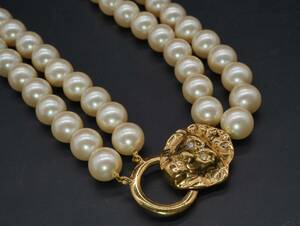[1084]KJL Kenneth jay lanekenes J lane avon Avon fake pearl necklace accessory length approximately 42cm TIA