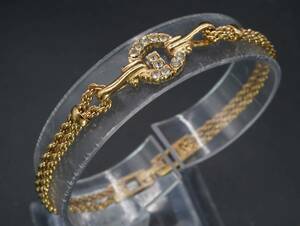 [1076]GIVENCHY Givenchy ji van si. браслет длина примерно 18cm TIA