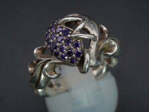 [1413]15 номер SILVER серебряный 925 бренд печать есть кольцо кольцо аксессуары TIA