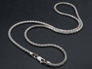 【1590】milor italy イタリア SILVER シルバー 925 ネックレス チェーン アクセサリー 長さ約50cm TIA