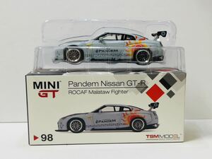 【個人保管品】激レアTSM MINI GT 1/64 MGT00099-L Pandem パンデム GT-R R35 ROCAF Malataw Fighter 台湾限定 左ハンドル 日産 ニッサン