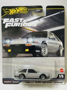 【 新品】ホットウィール Toyota AE86 Sprinter Trueno トヨタ スプリンター トレノ 頭文字D hot wheels ワイルドスピードFAST&FURIOUS 