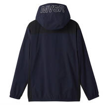 DESCENTE■デサント〔O/XL〕AIRY TRANSFER TOUGH フーディー／パンツ 上下セット 撥水・4WAYストレッチ・タフ素材 黒×ネイビー 24'春夏_画像4