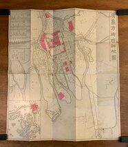 LL-7926 ■送料込■ 広島市街明細地図 全 明治24年 広島県 古地図 地図 地理 資料 和書 古書 古文書 /くJYら_画像2