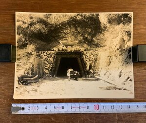 LL-7802 ■送料込■ 炭鉱 トロッコ 鉄道 線路 写真 古写真 古書 印刷物 戦前 レトロ /くYUら