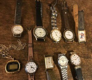 SS-3894# включая доставку #VEGA PARROT ALBA TED LAPIDUS AVENUE FIELD GEAR CHRISTIAN MODE Disney Mickey наручные часы 226g* совместно много /.AT.
