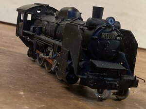 TT-2422# including carriage #C5838 HO gauge SL steam locomotiv row car . car railroad model National Railways JR made of metal retro antique 410g * junk treatment /.GO.