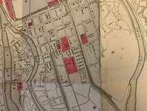 LL-7926 ■送料込■ 広島市街明細地図 全 明治24年 広島県 古地図 地図 地理 資料 和書 古書 古文書 /くJYら_画像9