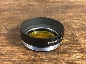 SS-3979■送料込■minolta カラーフィルター フィルター イエロー D42KA カメラ アクセサリー レトロ アンティーク 26g/くATら