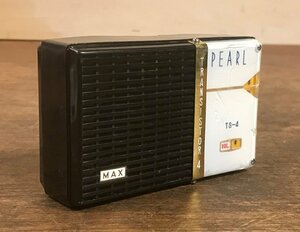 SS-3853# включая доставку #PEARL TRANSISTOR4 транзистор радио TS-4 аудио retro античный 177g* б/у товар /.AT.