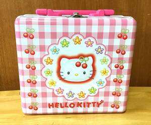  Hello Kitty * cherry pattern keep hand attaching can case 1998 year 