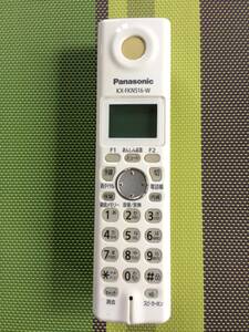  free shipping *Panasonic* Panasonic * original * cordless handset * extension cordless handset *KX-FKN516-W* cordless handset only * used * operation goods * repayment guarantee equipped 