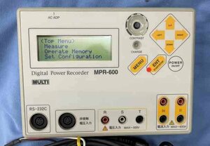 【中古】デジタルパワーレコーダ　DIGITAL POWER RECORDER　MPR-600 (MULTI）