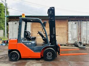 TOYOTA Toyota 回転forklift AT vehicle2.5tonne Type不明(02-8FDL25 「Authorised inspection索」 ) ディーゼルengine良動　最大揚高 4m 