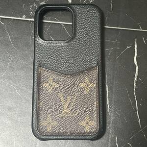 中古・正規品・送料無料■LOUIS VUITTON・ルイヴィトン■IPHONE・バンパー 13 PRO モノグラム ノワール M81224■iPhone 13 Pro ケース