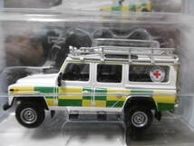 未開封新品 MINI GT 1/64 mijo Exclusives Land Rover defender 110 British Red Cross Search & Rescue_画像2