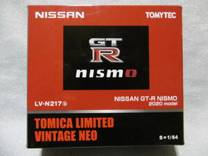 未開封新品 トミカ リミテッド ヴィンテージ ネオ LV-N217b NISSAN GT-R NISMO 2020 model