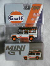 未開封未使用品 MINI GT 156 Land Rover Defender 110 Gulf_画像1