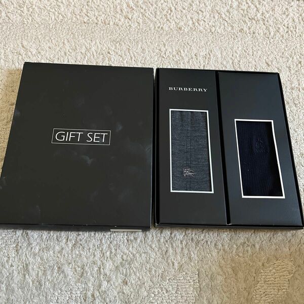 BURBERRY 靴下2足セット GIFT SET BURBERRY バーバリー 靴下