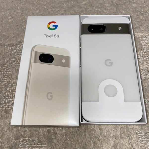 【週末価格】SIMフリー Google Pixel 8a 128GB Porcelain 白ホワイトGoogle Store購入品