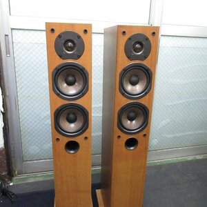 FC1109/動作品 ONKYO トールボーイ スピーカー ペア D-307F 木目調　オンキョー　Speaker