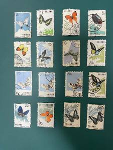  China stamp Special 56 butterfly series . seal rose 16 sheets PA-204