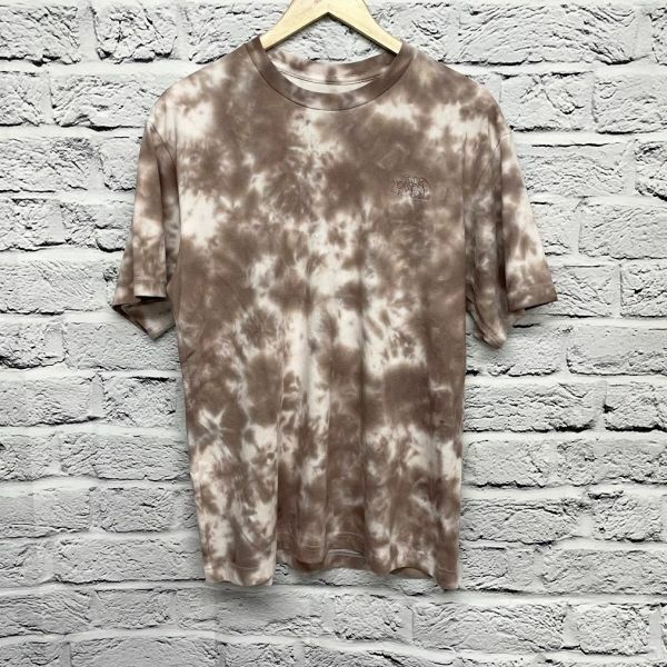 ノースフェイス THE NORTH FACE NT32251 S/S Tie Dye Tee ショートスリーブタイダイティー GT グレー×レッド M 新品 未使用 正規品