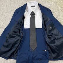 スーツセレクト【鮮やかなブルー】SUIT SELECT スーツ　セットアップ　テーラードジャケット　ストライプ　ブルー　M位_画像5