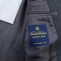 希少サイズ！ブルックスブラザーズ【紳士の嗜み】Brooks Brothers スーツ　セットアップ　テーラードジャケット　ストライプ　グレー XL位_画像6