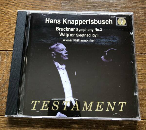 CD-May / 英Testament / Hans Knappertsbusch・Wiener Philharmoniker / BRUCKNER_Symphony No.３ etc