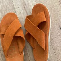 未使用◎定価23100円 ISLAND SLIPPER オレンジ　スゥエード US9 27cm アイランドスリッパ ハワイ　Hawaii_画像4