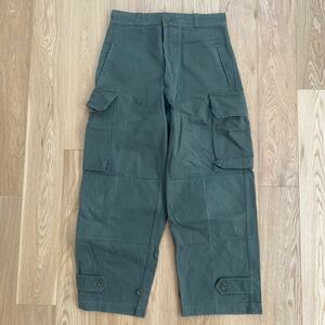  rare 11*FRENCH ARMY M-47 latter term type field pants France army cargo pants HBT Vintage military ARMY euro military 