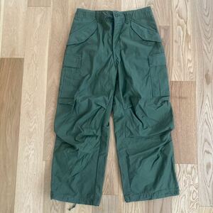  the US armed forces the truth thing *U.S.ARMY M-65 field pants small-short 1976 year accounting WINFIELD company America army cargo pants military thing ARMY