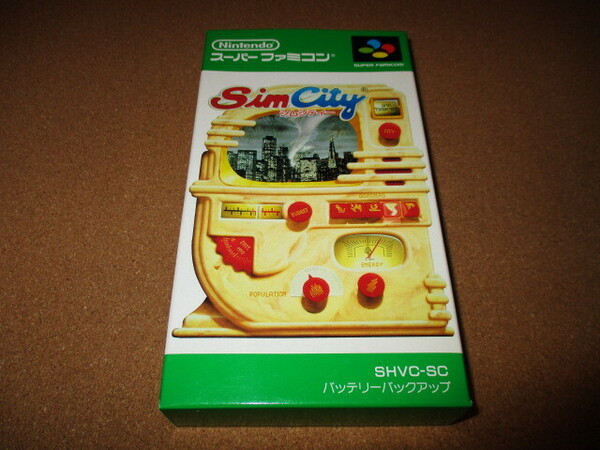 新品 スーパーファミコンソフト シムシティー（SimCity）SFC