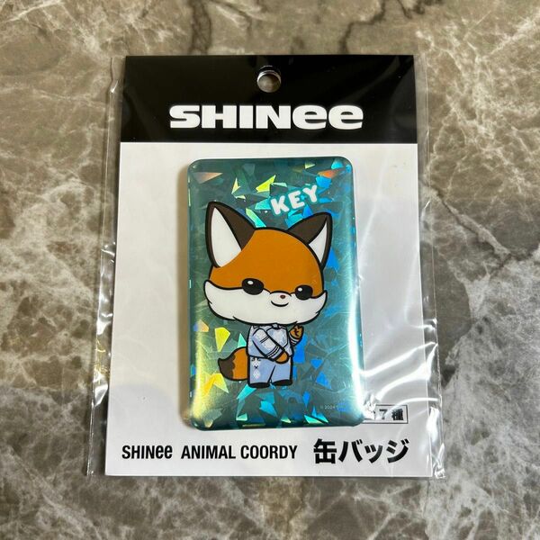 SHINee ANIMAL COORDY 缶バッジ キー