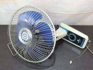 TOSHIBA Toshiba electric fan W-30E24 wall hung type electric fan feather . feather diameter 30cm Showa Retro antique 