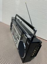 昭和レトロ SANYO 三洋 MR-V8MKII ブルーラジカセ メンテナンス済み中古動作品希少品美品_画像6