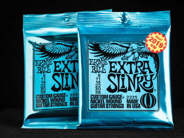 未開封☆アーニーボールエレキギター弦 【2セット】 ERNIE BALL 08-38 Extra Slinky(2225) 