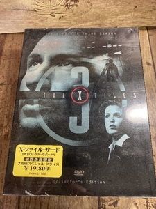 P3f【未開封品】X-ファイル・サード DVDコレクターズボックス 7枚組 シュリンク付き 現状品