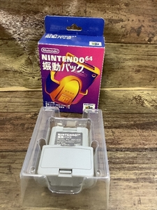 U4b NINTENDO64 oscillation pack box attaching instructions attaching operation not yet verification present condition goods 