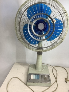 Z1a National ERECTRICFAN 30HD 重さ約8.5キロ 通電のみ確認済み 3枚羽 ブルー 現状品