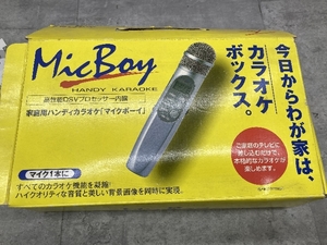 P2e HANDY KARAOKE MicBoy 家庭用ハンディカラオケ マイクボーイ MB-100 動作未確認 現状品