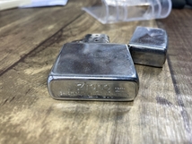 U4a ZIPPO ジッポー ポールスミス シルバーカラー 中古現状品 着火未確認 喫煙グッズ コレクション MADE IN USA_画像3